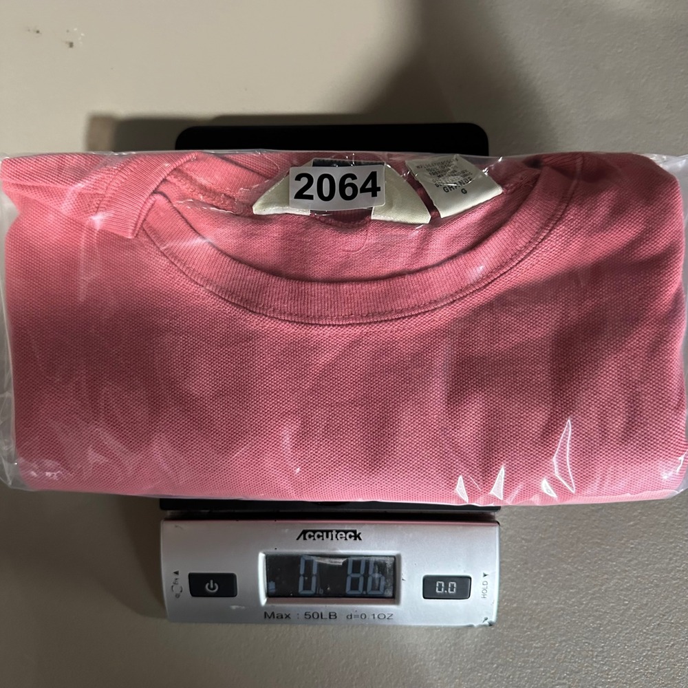 Eddie Bauer T-Shirt Women Large Tall Pink Short Sleeve Crew Neck Cotton Solid - Picture 6 of 6